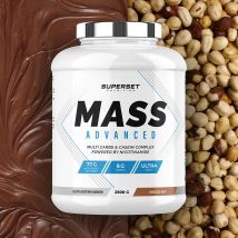 Mass Advanced 2,5kg - Poudre Goût Nutella - Superset Nutrition - Fitadium