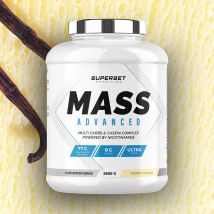 Mass Advanced 2,5kg - Poudre Goût Vanille Crémeuse - Superset Nutrition - Fitadium