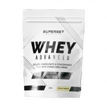 100% Whey Proteine Advanced 300g - Poudre Goût Vanille Crémeuse - Superset Nutrition - Fitadium