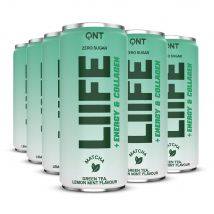 QNT - Energy Collagen Matcha 12x250ml - Liquide Goût Thé vert et Citron-Menthe - Fitadium