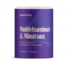 Greenwhey - Multivitamines Multivitamines & Minéraux 120 Caps - Fitadium
