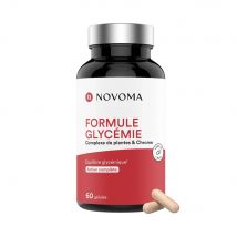 Novoma - Capteurs de Graisse Formule Glycémie 60caps - Fitadium