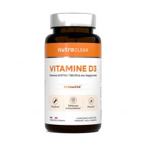 Nutraclear - Vitamine D Vitamine D3 60 Gélules - Fitadium