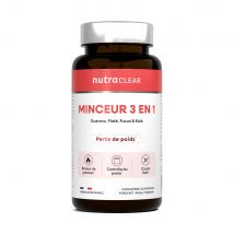 Nutraclear - Brûleurs de Graisse Minceur 3 En 1 90 Gélules - Fitadium