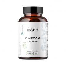 Nutri+ - Acides gras essentiels Omega-3 120 Capsules - Fitadium