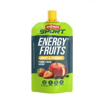 Andros sport - Energy Fruits 114g - Aliment Goût Pomme Fraise Cassis - Fitadium