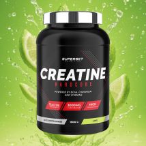 Creatine Hardcore 1,5kg - Poudre Goût Lime - Superset Nutrition - Fitadium