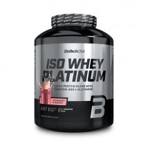 Biotech USA - Iso Whey Platinum 1816g - Poudre Goût Fraise - Fitadium