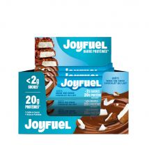 Joyfuel - Barre Protéinée 12x55g - Aliment Goût Noix de Coco - Fitadium