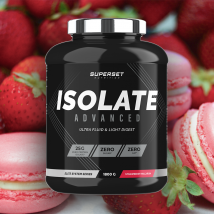 Zero Isolate Advanced 1,8kg - Poudre Goût Macaron Fraise - Superset Nutrition - Fitadium