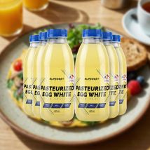Blancs D'oeufs Pasteurisés 6x480ml - Aliment - Superset Nutrition - Fitadium