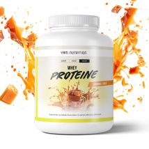 Yam Nutrition - Whey Protéine 2kg - Poudre Goût Caramel Salé - Fitadium