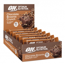 Optimum Nutrition - Nutrition Sportive Chocolate Brownie Crunch 10x65g - Fitadium