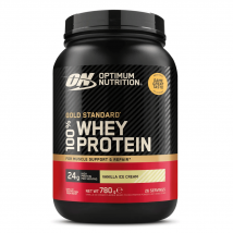 Optimum Nutrition - 100% Whey Gold 780g - Poudre Goût Vanilla ice cream - Fitadium