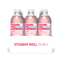 Vitamin Well Zero (12x500ml) Raspberry - Bebidas Vitaminadas