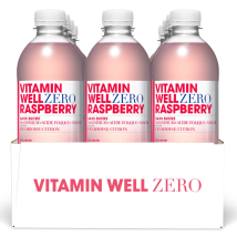 Vitamin Well - Vitamin Well Zero 12x500ml - Liquide Goût Raspberry - Fitadium