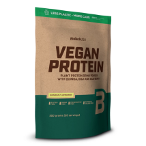 Biotech USA - Vegan Protein 500g - Poudre Goût Banane - Fitadium
