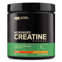 Optimum Nutrition - Micronised Creatine Powder 247,5g - Poudre Goût Orange - Fitadium