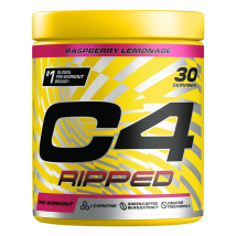 Cellucor - C4 Ripped 190g - Poudre Goût Raspberry Lemonade - Fitadium
