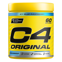 Cellucor - C4 Original 390g - Poudre Goût Icy Blue Raspberry - Fitadium