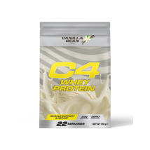 C4 Whey Protein (770g) Vanilleboon - Wei-eiwit