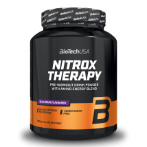 Biotech USA - Nitrox Therapy 680g - Poudre Goût Blue Grape - Fitadium
