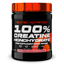 Scitec Nutrition - Creatine Monohydrate 300g - Poudre Goût Strawberry Green Tea - Fitadium