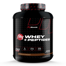 MyMuscle - My Whey + Peptides 2000g - Poudre Goût Chocolat Noisette - Fitadium