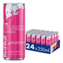 Red bull - Red Bull 24x250ml - Liquide Goût Pêche blanche - Fitadium