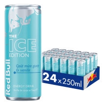 Red bull - Red Bull 24x250ml - Liquide Goût Mûre Givrée & Vanille - Fitadium