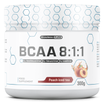Pharmapure - Bcaa 8:1:1 300g - Poudre Goût Peach Iced Tea - Fitadium