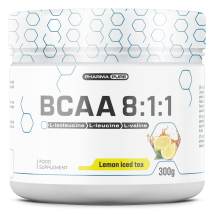 Pharmapure - Bcaa 8:1:1 300g - Poudre Goût Lemon Iced Tea - Fitadium