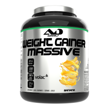 Addict Sport Nutrition - Weight Gainer Massive 2,5kg - Poudre Goût Banana - Fitadium