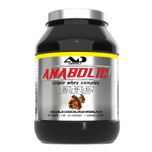 Addict Sport Nutrition - Anabolic Triple Whey Complex 1kg - Poudre Goût Double Chocolate Hazelnut - Fitadium