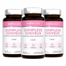 Nutraclear - Beauté du corps Complexe Cheveux - Cure 3 Mois - Fitadium