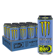 Monster Energy - Monster Energy Zero Sugar 12x500ml - Liquide Goût Valentino Rossi - Fitadium