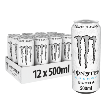 Monster Energy - Monster Energy Ultra Zero Sugar 12x500ml - Liquide Goût White - Fitadium