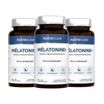 Nutraclear - Sommeil Mélatonine + : Cure 3 Mois - Fitadium
