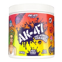 AK-47 Labs - Ak-47 Pre-workout 240g - Poudre Goût Fruit Punch - Fitadium