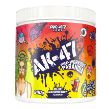 AK-47 Labs - Ak-47 Pre-workout 240g - Poudre Goût Blue Raspberry - Fitadium