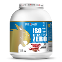 Eric favre - Iso 100% Whey Zero 1500g - Poudre Goût Framboisier - Fitadium