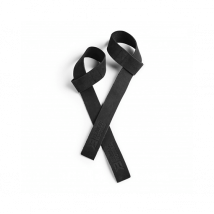 Correas De Elevación De Cuero Negro - Tiras Protectoras