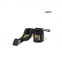Handgelenksbandagen "hardcore Wrist Wraps Grey Black - Schutzstreifen