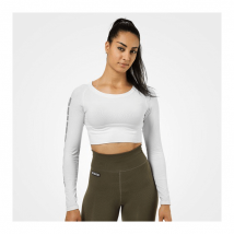 Bowery Cropped L/s Weiß Xs - Long Sleeves Women