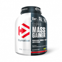 Dymatize - Super Mass Gainer 2943g - Poudre Goût Fraise - Fitadium