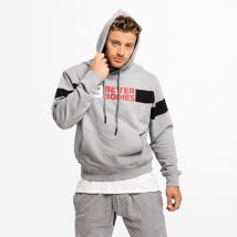 Tribeca Pullover Grey Melange S - Kapuzenpullover Männer