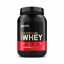 Optimum Nutrition - 100% Whey Gold 900gr - Poudre Goût Fraise - Fitadium