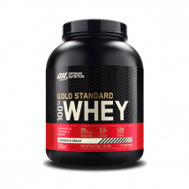 Optimum Nutrition - 100% Whey Gold 2,27 Kg - Poudre Goût Cookies - Fitadium