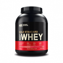 Optimum Nutrition - 100% Whey Gold 2,27 Kg - Poudre Goût Fraise - Fitadium