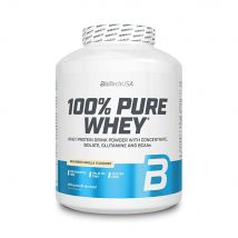 Biotech USA - 100% Pure Whey 2,27kg - Poudre Goût Vanille - Fitadium